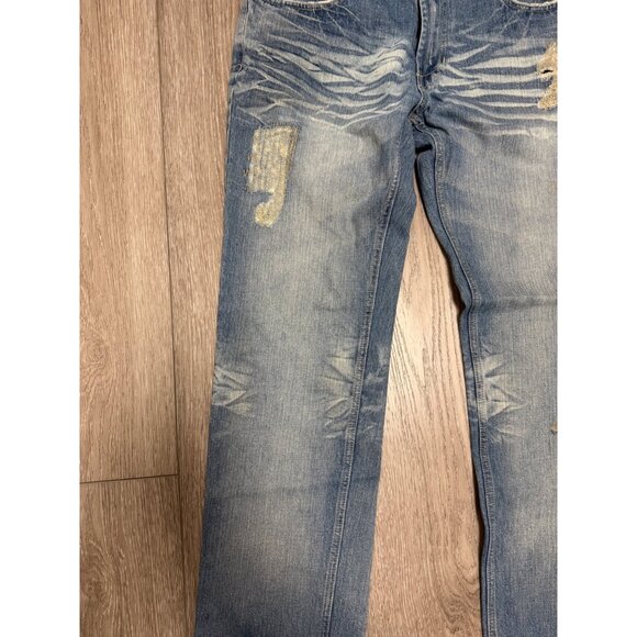 JORDAN CRAIG SIZE 38 DISTRESSED JEAN 32 INSEAM BACK POCKET - Picture 7 of 13